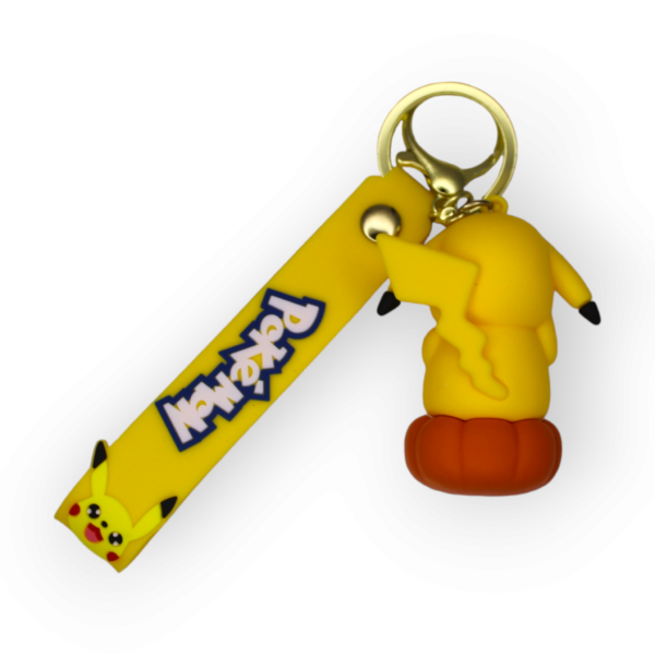 Pikachu Silicone Keychain - Image 3