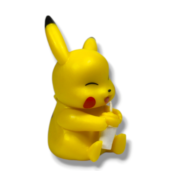 Pikachu Drinking Juice 7 Cms - Image 4